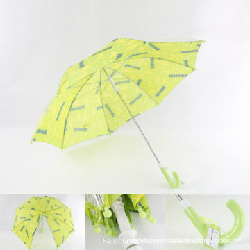 Grüne Farbe Kinder Umbrella